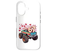 Carcasa para iPhone 17 Retro 67 Monster Truck Six Seven Valentine Boys