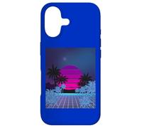 Carcasa para iPhone 17 Retro 80s Vaporwave Palm Trees Sunset - Synthwave Art tee