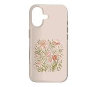 Carcasa para iPhone 17 Retro Animal Print Wildflower Flowers Boho Floral Aesthetic