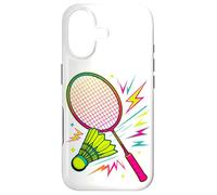 Carcasa para iPhone 17 Retro Arcade Badminton Volante