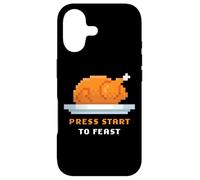 Carcasa para iPhone 17 Retro Arcade Pixelated Game Turkey - Press Start to Feast