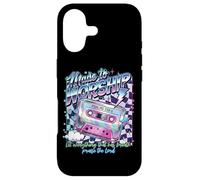Carcasa para iPhone 17 Retro Cassette Made to Worship Salms 150:6 Música Cristiana
