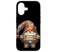 Carcasa para iPhone 17 Retro Christmas GNOME For Women and Men with Warm Wishes