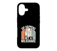Carcasa para iPhone 17 Retro Comida Rápida Nostalgia Vintage Diner Papas Fritas Batidos Hamburguesas