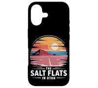 Carcasa para iPhone 17 Retro Desert Sunset Vintage Sci-Fi Landscape Utah Salt Flats