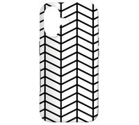 Carcasa para iPhone 17 Retro Geometric Minimalist Monochrome White Black 60s Scandi