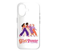 Carcasa para iPhone 17 Retro Girl Power Pink Diverse Women Inclusion Groovy 70s