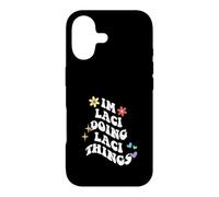 Carcasa para iPhone 17 Retro Groovy Im Laci Doing Laci Things Funny Día de la Madre