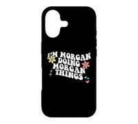 Carcasa para iPhone 17 Retro Groovy Im Morgan Haciendo Morgan Cosas Divertidas Día de la Madre