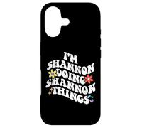 Carcasa para iPhone 17 Retro Groovy Im Shannon Haciendo Shannon Cosas Divertidas Madre