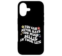 Carcasa para iPhone 17 Retro Groovy Nunca Puedes Tener Demasiado Billie En Tu Vida