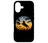 Carcasa para iPhone 17 Retro Night Garden Sunset Nature Old English Bulldog Lover