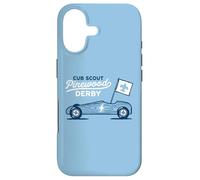 Carcasa para iPhone 17 Retro Pinewood Derby Cub Scouts Racer Race Car Logo