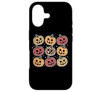 Carcasa para iPhone 17 Retro Pumpkin Cute Faces Halloween Fall