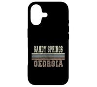 Carcasa para iPhone 17 Retro Sandy Springs, Georgia