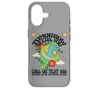 Carcasa para iPhone 17 Retro Tomorrow Needs You 988 Suicide Prevention Awareness