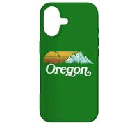 Carcasa para iPhone 17 Retro Vibe Oregon Sweatshirt Vintage Mountains & Sun