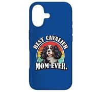 Carcasa para iPhone 17 Retro Vintage Best Cavalier King Charles Spaniel Mom Ever