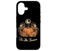 Carcasa para iPhone 17 Retro Vintage Pumpkin Spice Tis The Season Equinox Moon