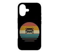 Carcasa para iPhone 17 Retro Vintage Sunset 4x4 Coche Off Road Wave