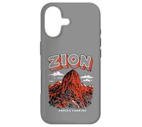 Carcasa para iPhone 17 Retro Zion National Park Vintage Style Angels Landing Utah