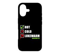Carcasa para iPhone 17 Revelation 3:15 Hot Cold Lukewarm - Faith Gospel Evangelism