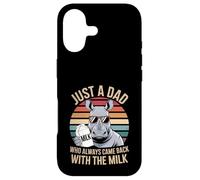 Carcasa para iPhone 17 Rhino Funny Father's Day Dad Milk