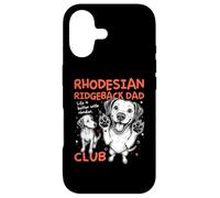 Carcasa para iPhone 17 Rhodesian Ridgeback Dad Club Dog Dad Men Día del Padre