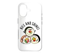 Carcasa para iPhone 17 Rice and Shine Divertido Juego de Palabras de Sushi