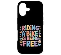 Carcasa para iPhone 17 Riding A Bike Is Being Free Freedom Biker Lifestyle -