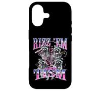 Carcasa para iPhone 17 Rizz Em with The Tism Funny Autism Meme Autistic Racoon
