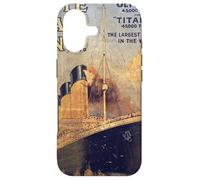 Carcasa para iPhone 17 RMS Titanic 1912 Póster de Publicidad histórica Vintage