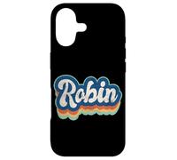 Carcasa para iPhone 17 Robin Nombre Niño Estilo Vintage 70s 80s Personalizado