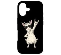 Carcasa para iPhone 17 Rock On Goat - Señal de Mano con Gafas de