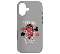 Carcasa para iPhone 17 Rockabilly Feeling Lucky Devil Dice 50 Retro Vintage Casino