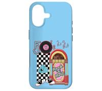 Carcasa para iPhone 17 Rockabilly Lets Go To The Hop 1950's Classic Jukebox Azul