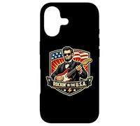 Carcasa para iPhone 17 Rockin In The USA President Guitar Día de la Independencia Americana