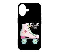 Carcasa para iPhone 17 Roller Girl Skater Patinaje Retro Vintage Mujer 70s 80s 90s