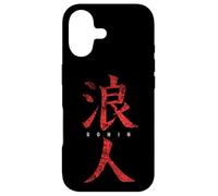 Carcasa para iPhone 17 Ronin Kanji: Guerrero samurái sin señor, Musashi
