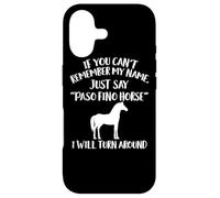 Carcasa para iPhone 17 Ropa Paso Fino - Divertido diseño increíble para Amantes de los Caballos