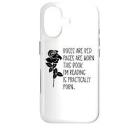 Carcasa para iPhone 17 Roses Red Pages Are Worn I Don't Watch Porn I Read It Smutty