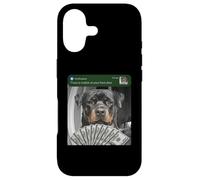 Carcasa para iPhone 17 Rottweiler Hay Movimiento en tu Puerta Principal Rottie Silly