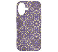 Carcasa para iPhone 17 Royal Purple Yellow Triangle Circle Dots Round Art Pattern