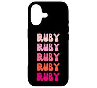 Carcasa para iPhone 17 Ruby Retro Stack Design