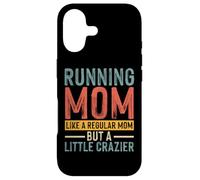 Carcasa para iPhone 17 Running Mom Like A Regular Mom But A Little Crazier