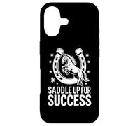 Carcasa para iPhone 17 Saddle Up For Success Horse Trainer Spirit