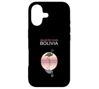 Carcasa para iPhone 17 Salar de Uyuni Bolivia Flamingo Atardecer