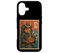 Carcasa para iPhone 17 Samurai Capybara Ramen japonés para niños, Hombres y Mujeres