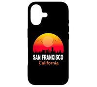 Carcasa para iPhone 17 San Francisco California Vintage Sunset City State USA