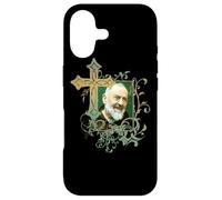 Carcasa para iPhone 17 San Padre Pío Cruz de oración Católicos Santos Santos Vintage
